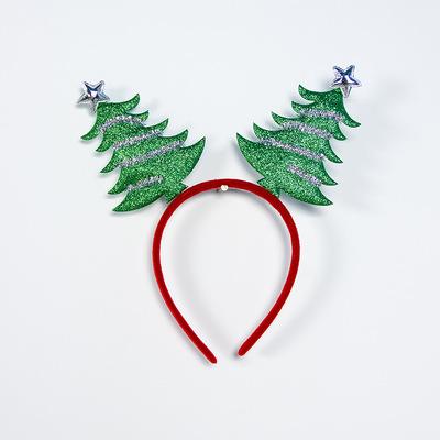 China Antlers/Christmas trees/cute cartoon antlers new Christmas decorations Christmas hat bands cloth headbands hair accessories for sale