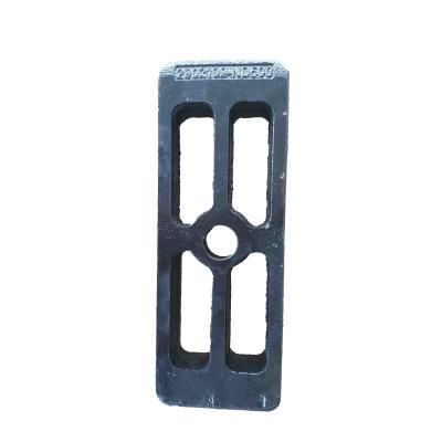 China Brake Axle System Cast Iron Rotary Shaft End Casting Steel Plate for sale