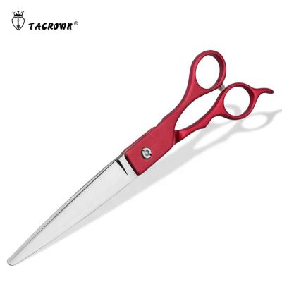 China Professional Stocked Pet Hair Scissors Dog Grooming Straight Curved Thinning Scissors for sale