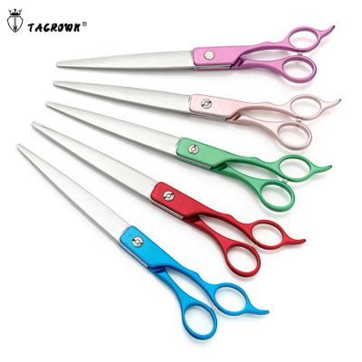 China TACROWN Stocked Hot Selling 8 Inch SUS440C Steel Professional Pet Scissors For Dog for sale