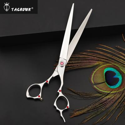 China Sustainable Pet Grooming Scissors and Professional Wholesale Dog Hair Grooming Straight Scissors for sale