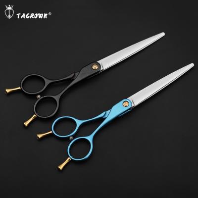 China Pet Grooming Scissors Stocked Aluminum Handle Scissors Set for sale