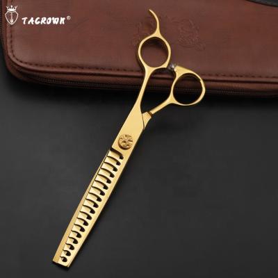 China Wholesale High Quality Stocked Chunker Scissors Pet Grooming Scissors Dog Hair Scissors for sale