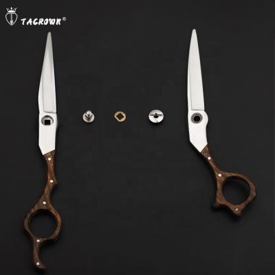 China MIZUTANI Right Handed Scissors Same Type Handle Wood Scissors Bearing Screw Scissors for sale