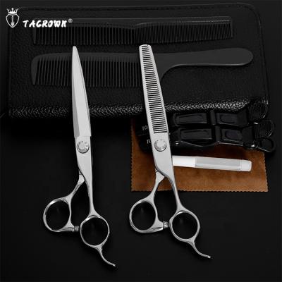 China Hot Selling Thinning Scissors Set 7 Inch Hairdressing Scissors and Hair Cutting Tools for sale