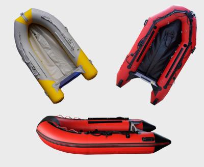 China PVC Aluminum Rowing Boat Factory Price Outdoor Inflatable Fishing Boat Fishing Boat for sale