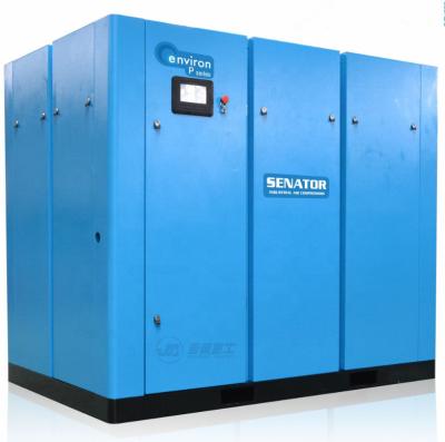 China Top Quality Lubricated Tank 55kw Screw Air Compressor For Food And Beverage Industry for sale