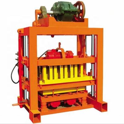 China Building Material Stores Africa Building Equipment QTJ4-40B Best Selling Concrete Hollow Block Making Brick Machine can change mould. for sale