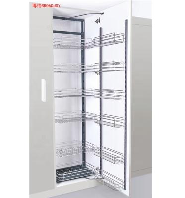 China Load-Rating Fit Large Buffet Storage Unit Pull Out Tandem Galley Basket for sale