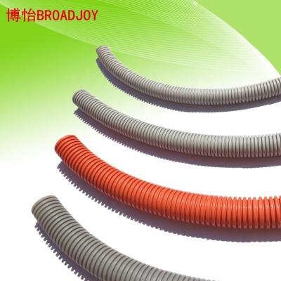 China PVC Non-Conductive Corrugated Conduit Flexible Plastic Conduit Tube for sale