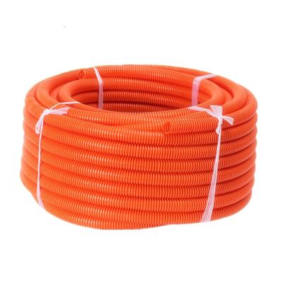 China PVC Cable Wire Protection Non-Conductive Plastic Waterproof Flexible Corrugated Conduit for sale