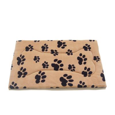 China Hot Selling Pet Style Bow Soft Mat Dog Mats Dog Beds Travel Fleece for sale