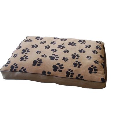 China Hot Selling Pet Style Rectangle Soft Mat Dog Mats Dog Beds Travel Fleece for sale