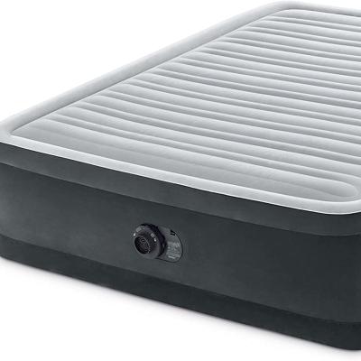 China Comfort Plush Air Mattress Foldable Luxury Series With Internal Pump for sale