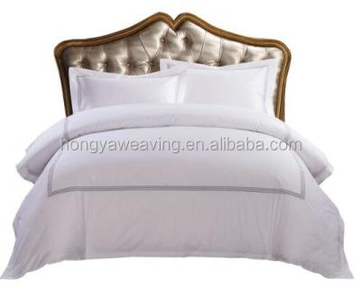 China Hot sale disposable luxury satin embroidered hotel bedding set duvet cover set for wholesale for sale