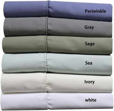 China Colors Hotel Quality Flat Sheet Disposable 100% Cotton Customized Flat Sheet Fitted Sheet With Stock for sale