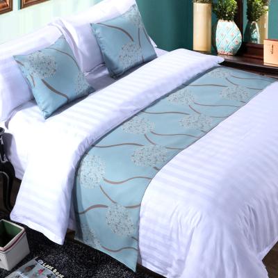 China Single High Quality Hotel Bed Runner Bed Printed Throw for sale