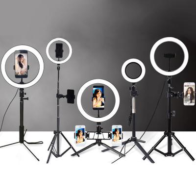 China 2020 Hot Sale Face Detection Led Photograhic Lighting 6 Inch 8 Inch 10 Inch White Shadow Fill Ring Live Broadcast Light for sale