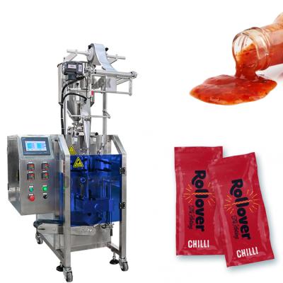 China High Speed ​​80bags/min Food Sauce Sachet Packaging Machine Peanut Butter Paste Packing Machine Shampoo Sachet Packaging Machine for sale