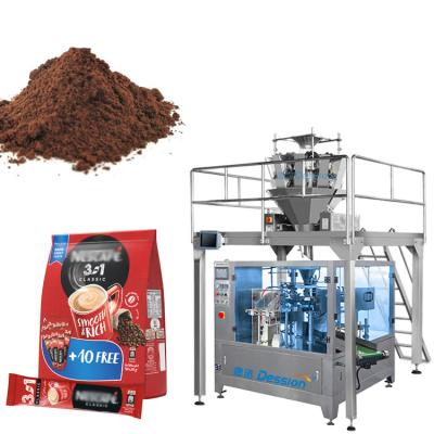 China Easy Operation High Productivity Automatic Coffee Powder Stick Bag Packaging Machine For 3 In 1 Coffee Sachet Premade Bag Packing Machine for sale