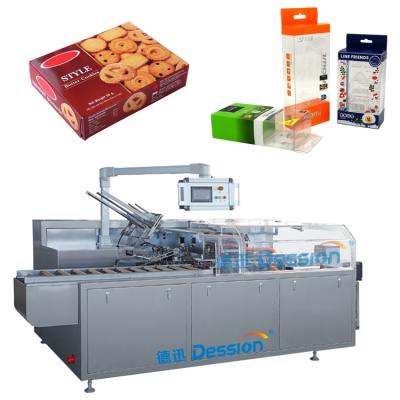 China Small Carton Food Box Food Packing Machine Full Automatic Carton Box Packing Machine Box Cartoning Machine for sale