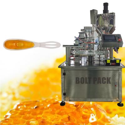 China High Speed ​​Filling And Sealing Plastic Honey Spoon Pack Machine Good Food Quality for sale