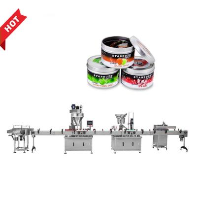 China Automatic Food Hookah Production Packing Line Shisha Tobacco Filling Machine for sale