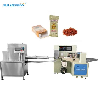 China Ready food in stock full automatic packing machine for shisha sachet hookah pouch for sale