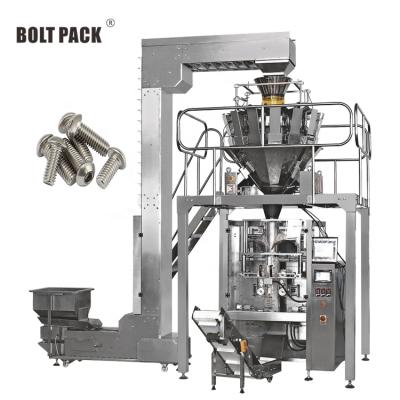 China Full Automatic Food Button Head Socker Screws Bag Back Sealing Packaging Machine for sale