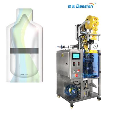 China Juice Beverage Liquid Gel Packing Dession Shape Bag Full Automatic Side Food Seal Four Side Vertical Irregular Special Supplier for sale