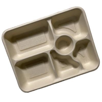 China Waterproof Food Square Rectangular Salad Bowl Fast Food Take Out Disposable Rectangular Bowls Packing Case Rectangular Bottoms The Six for sale