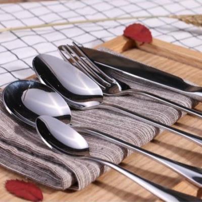 China 304 Stainless Steel Restaurant Stainless Steel Home Hotel Viable Cheap Restaurant Spoon Spoon 304 Spoon for sale