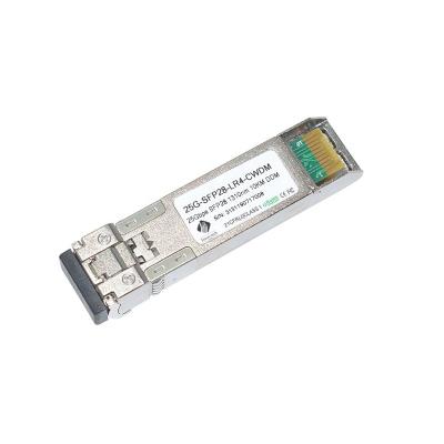 China FTTX 25Gb/s 10km SFP28 CWDM SFP Transceiver SFP Port and Connector for sale