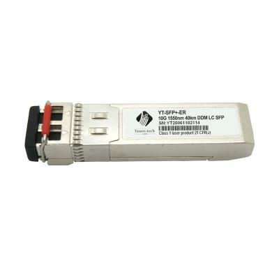 China Fiber Optic SFP-10G-ER 10g SFP Module 1550nm 40km LC SFP Transceiver SFP+ 10GBASE-ER for sale