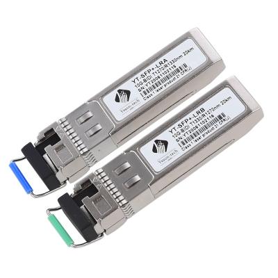 China FTTX 10G SFP+ BIDI 10KM 20KM 1270 1330 optical transceiver EX-SFP-10GE-BX23-20 compatible for sale