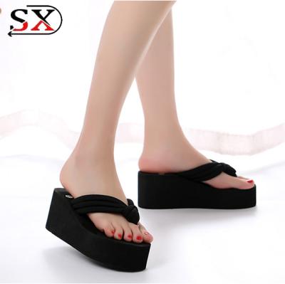 China Flip Flop Foot Care Lovely Casual Beach Flop Slippers Western Wedges For Women for sale