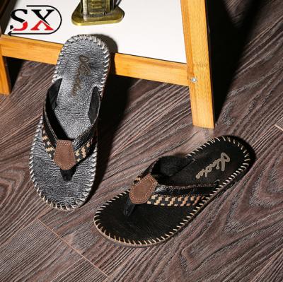 China Flip Flops Wholesale PVC High Quality Mens Indoor Outdoor Slipper Flip Flops for sale