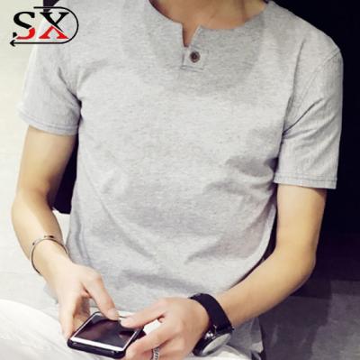 China Breathable Men's T Shirt Wholesaler China Slim Fit Crew Neck Plain T-Shirts Masks T Shirts for sale