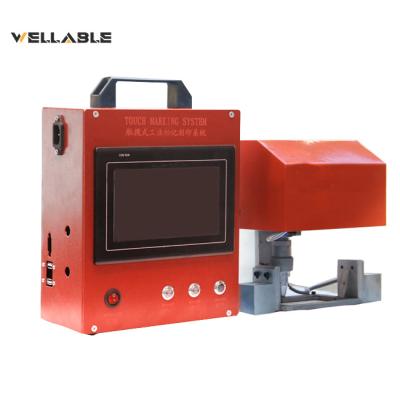 China Factory Supply Flat Metal Vin Number Serial Number Metal Engraving Point Breakout Marking Machine Direct Price for sale