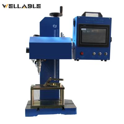 China Metal Airplane Wellable Design Special Manual Nameplate Point Breakout Pneumatic Marking Machine For Metal for sale