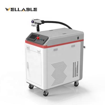 China 300w Stainless Steel Paint Rust Remover Remover Metal Laser Machine Fiber Laser Cleaning Derusting Machine for sale