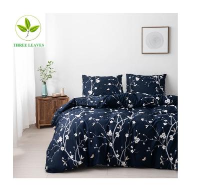 China Nondisposable Drop Shipping Microfiber Polyester Winter Printing Comforter Sheet Bedspread Bedding Set for sale