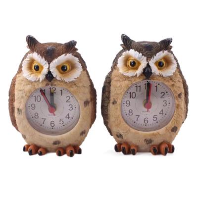 China ODM/OEM Style Epoxy Resin Antique Wooden Decorative Customized Desk Clock for sale