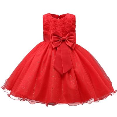 China Princess Wedding Anti-Static Flower Girl Dress Birthday Party Kids Dresses For Girls Kids Costume Teenage Prom Designs for sale