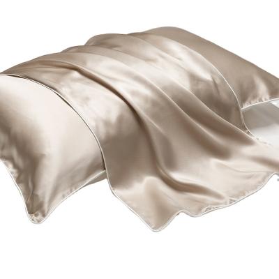 China 100% Breathable Silk Pillowcase Of High Quality Organic Silk Pillowcase Anti-Static For Hair And Skin for sale