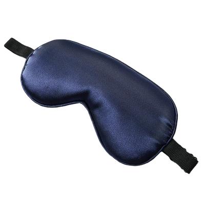 China Shading Eye Mask Blackberry Highest Quality 100% Silk Thin Silk Eye Mask Travel Sleeping Sleep Accessories Highest Quality 19mm for sale