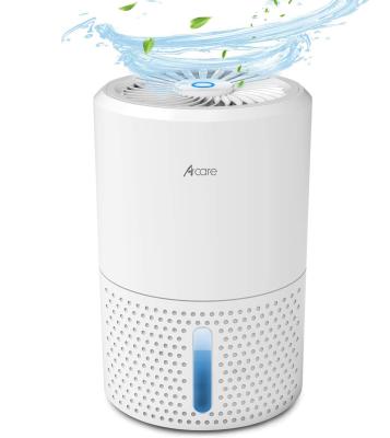 China Portable Cabinet Mini Air Dehumidifier For Home Desktop Bathroom Basement Moisture Absorber Full Bucket Auto Shutoff for sale