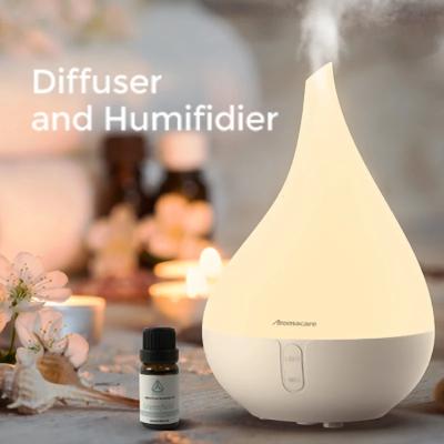 China Minimalist Essential Oil Diffuser Ultrasonic Air Humidifier Led Lights Aroma Diffuser For Home Features for sale