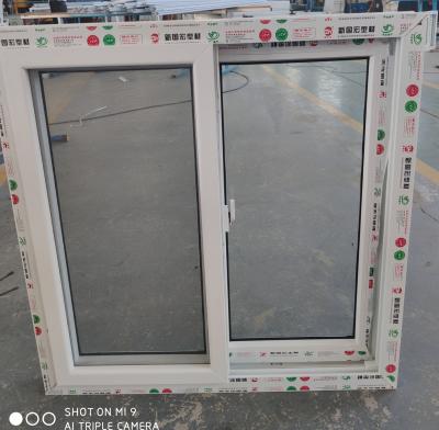 China cheap folding screen upvc windows double glaze finestre sliding windows with screen net for sale for sale