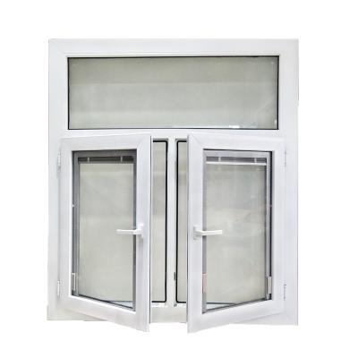 China Magnetic Screen Factory Window And Door Villas Aluminum Double Tempered Modern Clear Glass Size Black White Gray Chinese Customized Windows for sale